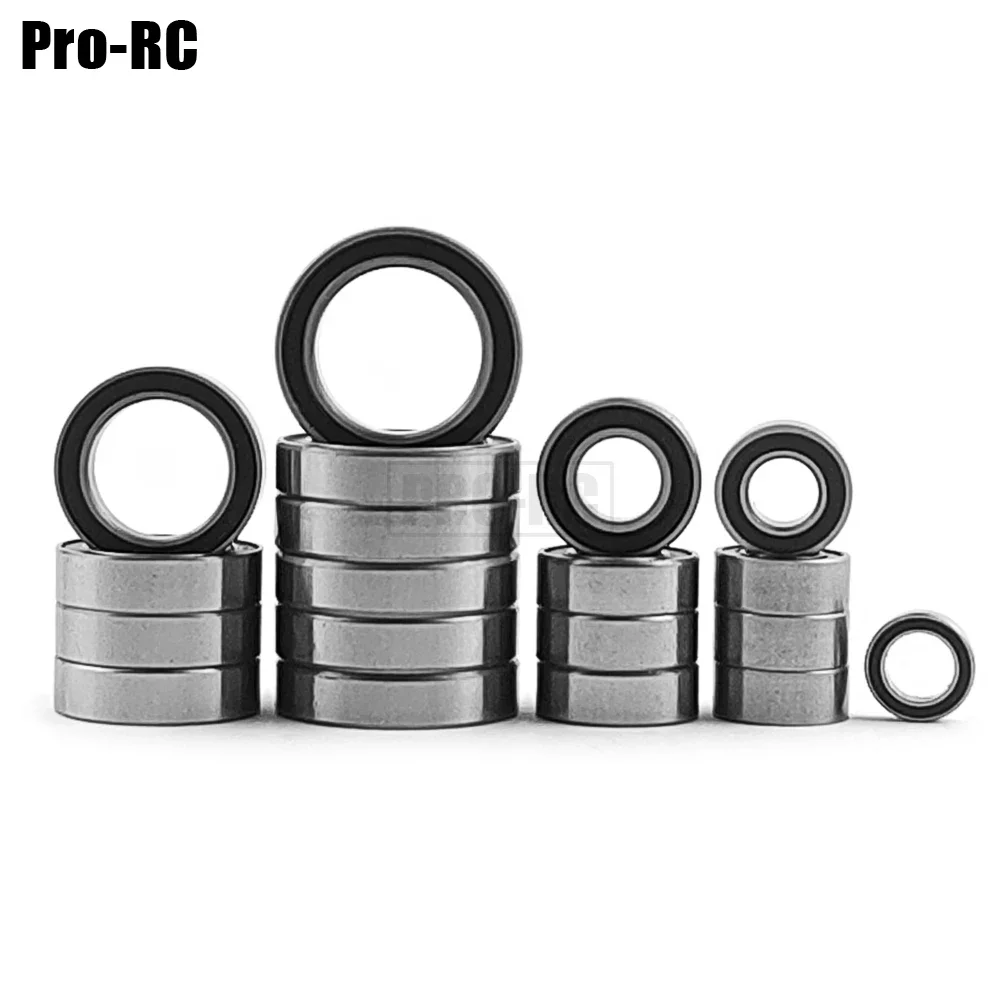 Zestaw uszczelnionych łożysk szczotkowych 19 szt. do Arrma 1/10 Senton 4X2 Boost Mega 550 SCT