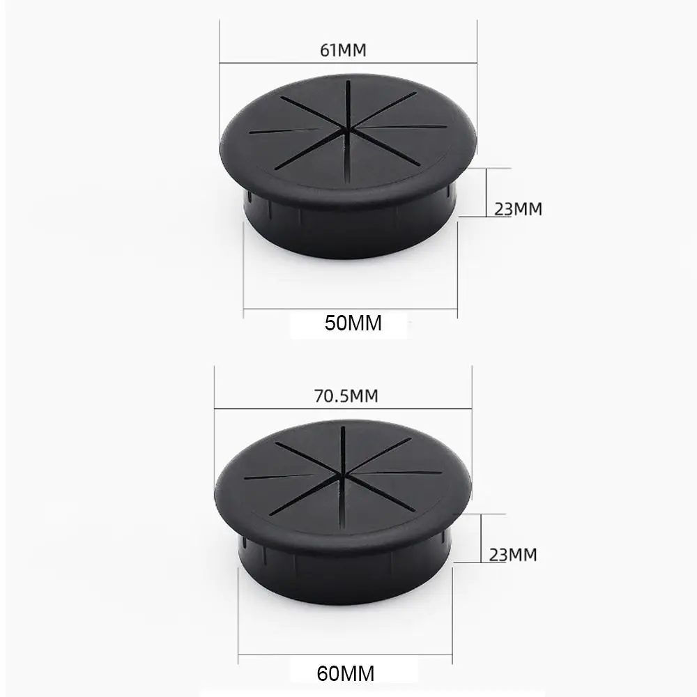 Table Cable Passing Furniture Wire Hole Cover Cable Organizer Line Outlet Port Desk Cord Grommet