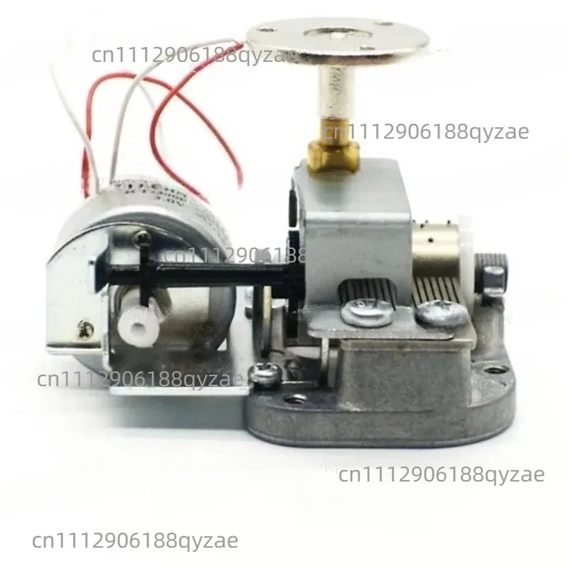 Handmade Electric Music Box Movement 3.0V Electric Motor + 24mm Rotating Small Turntable