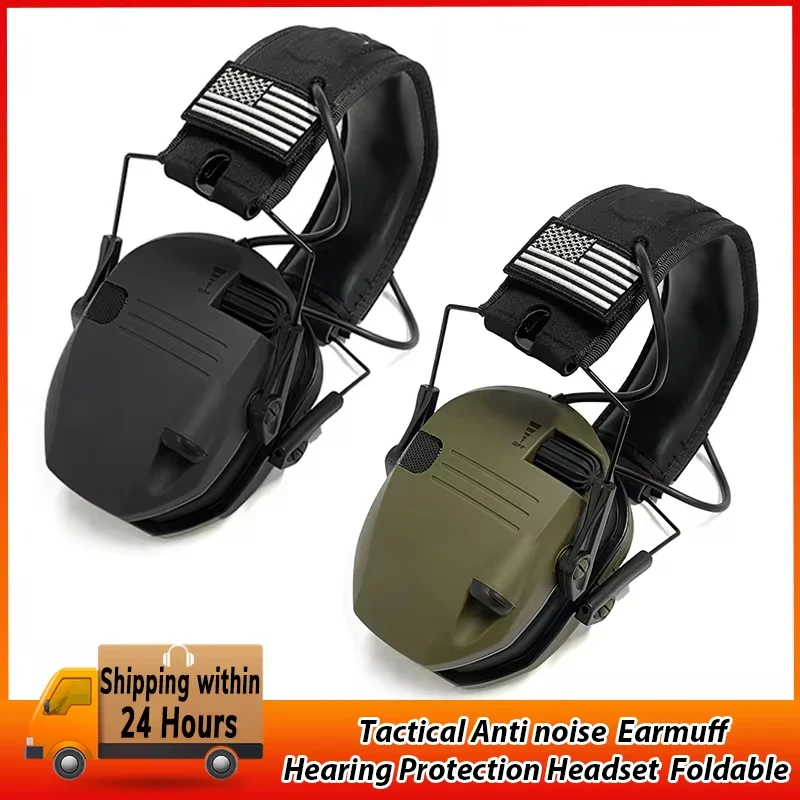 

Upgrade Electronic Shooting Headset Headphone for Hearing Protection Ear Protect Noise Reduction Active Hunting Tactical Earmuff