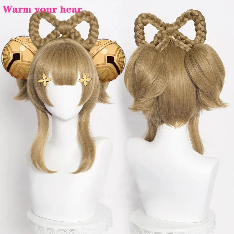 High Quality Kuki Shinobu Yelan Tartaglia Diluc Venti Kazuha Barbara Xiao Kamisato Ayato Eula Klee Cosplay Wig view 4