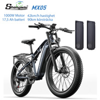 Shengmilo MX05 Adult Off-Road Electric Bicycle: 1000W Motor, 48V17.5AH Brushless Lithium Battery, Hydraulic Oil brake