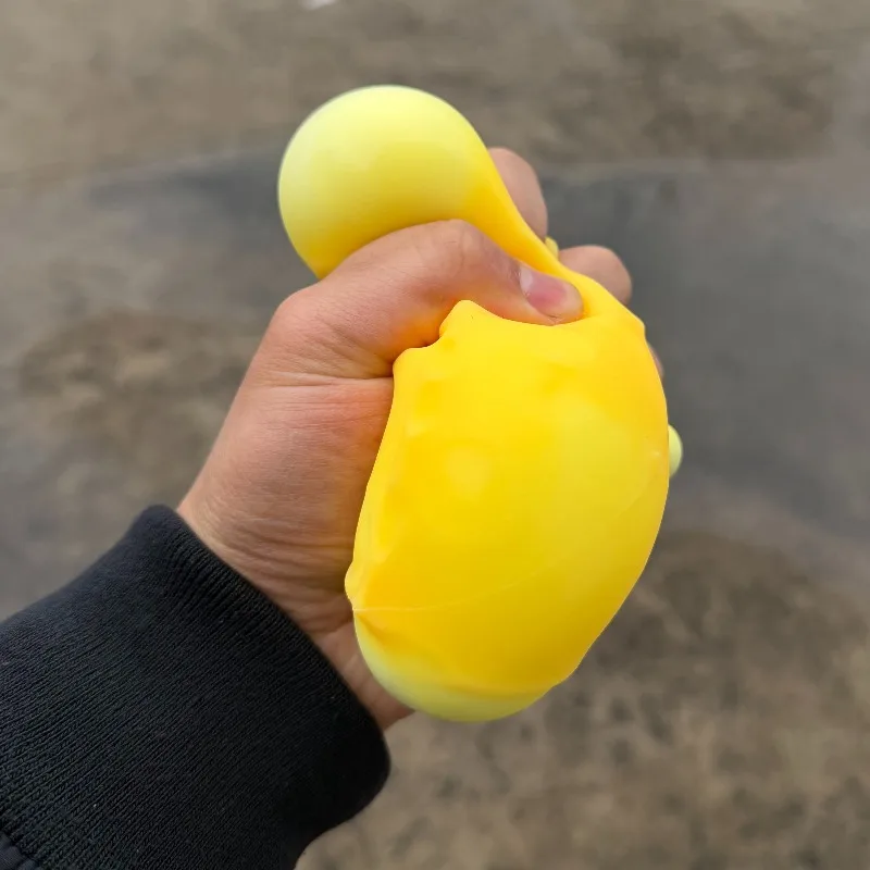 1-20PCS Slow Rising Realistic Cheese Shaped Squishy Toy Stress Relief Soft Fidget Ball for Office Desk Decor Anxiety Gift