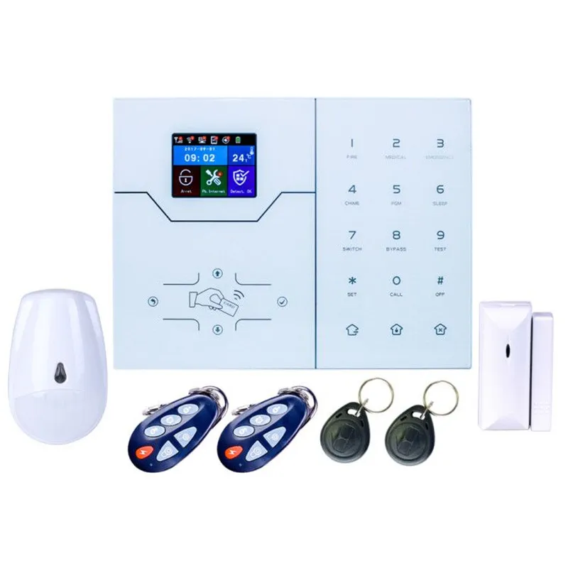 

Focus Wifi 4G GSM Alarm system Security Home Burglar Alarm With Smart Security App Control