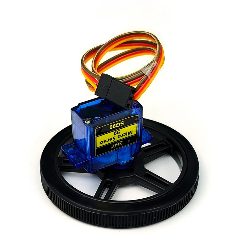 Roda Ban Silikon 5908 360 Derajat SG90 MG996R SG5010 Servo N20 TT Motor Kompatibel dengan Robot Mobil Pintar untuk Proyek Arduino