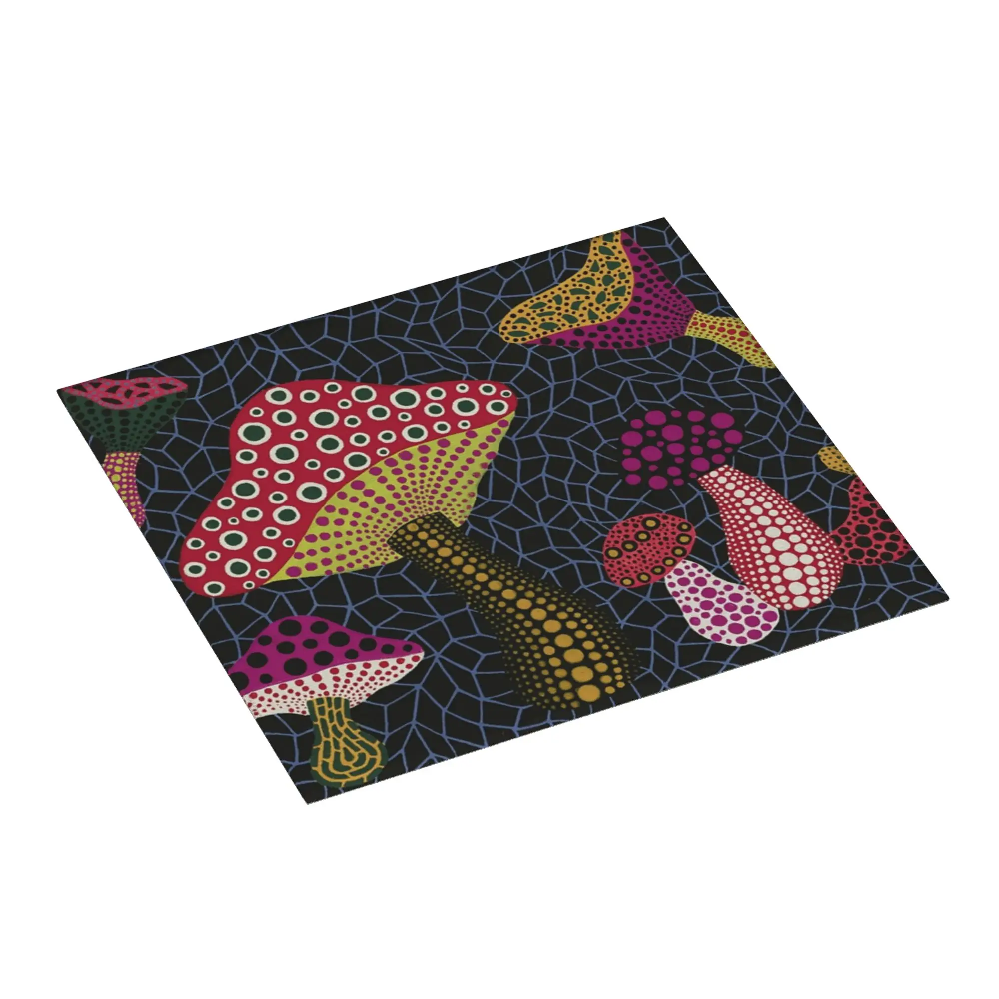 Drying Mat For Kitchen Yayoi Kusama Water Absorbent Waterproof Reusable Abstract Pop Art On Slip Kitchen Counter Protector Mat
