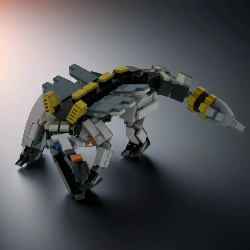 

828pcs MOC Snapmaw and Apexer DIY Cyber Crocodile – Video Game-Inspired Model, Birthday Building Blocks Gift