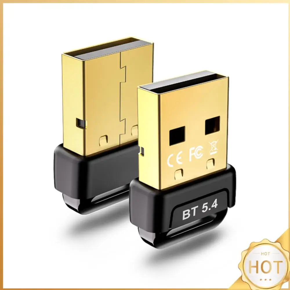 

Адаптер BT 5.4 USB BT 5.3 Dongle Plug and Play Беспроводной BT-передатчик Приемник для ПК Мышь Клавиатура Наушники Динамики