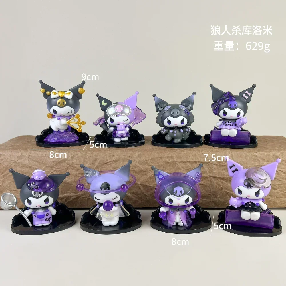 33styles Sanrio Anime Figure Doll 3-4cm Kawaii Kuromi Melody Model Accessories Children\'s Toys Gift Action Figures Hobbies Gifts