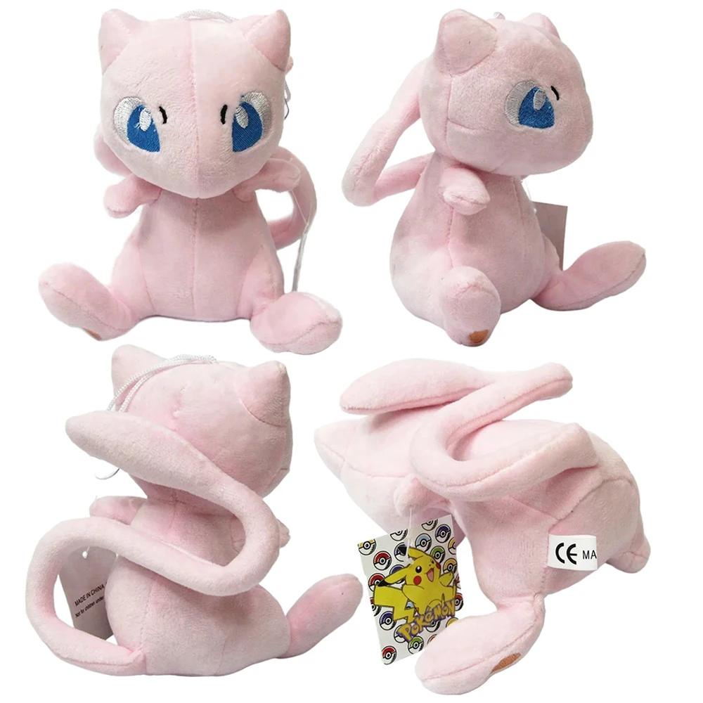 

TAKARA TOMY Pokemon 16 см реальные игрушки Kawaii Go Dex Mew плюшевая кукла мягкая мультяшная кукла подарок на день рождения для детей