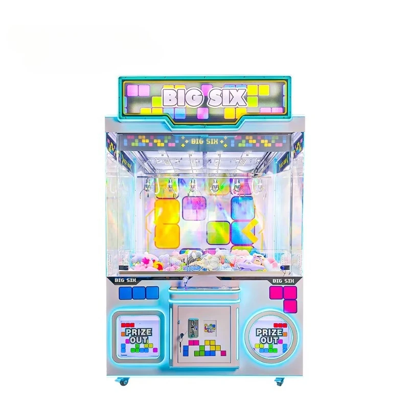 Customize the Appearance Factory Direct Supply Commercial Plush Dolls Six Claw Crane Machine Coin Operated Arcade Game Machine