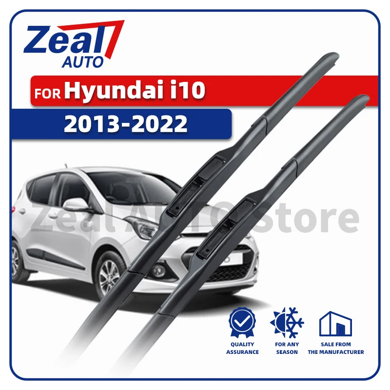 Escobilla limpiaparabrisas delantera LHD para Hyundai i10 IA Grand i10 BA 2013-2022 2014 2015 2016 2017 2018 2019 2020 accesorios de parabrisas 22 "16"