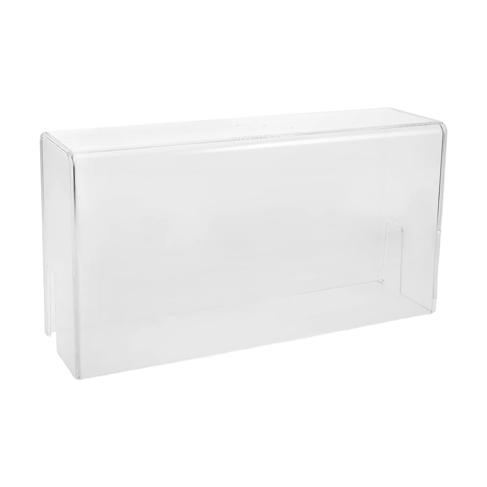 

Transparent Game Machine Holder Case Clear Acrylic Storage Box for Console with Controller Compartment Portable Travel