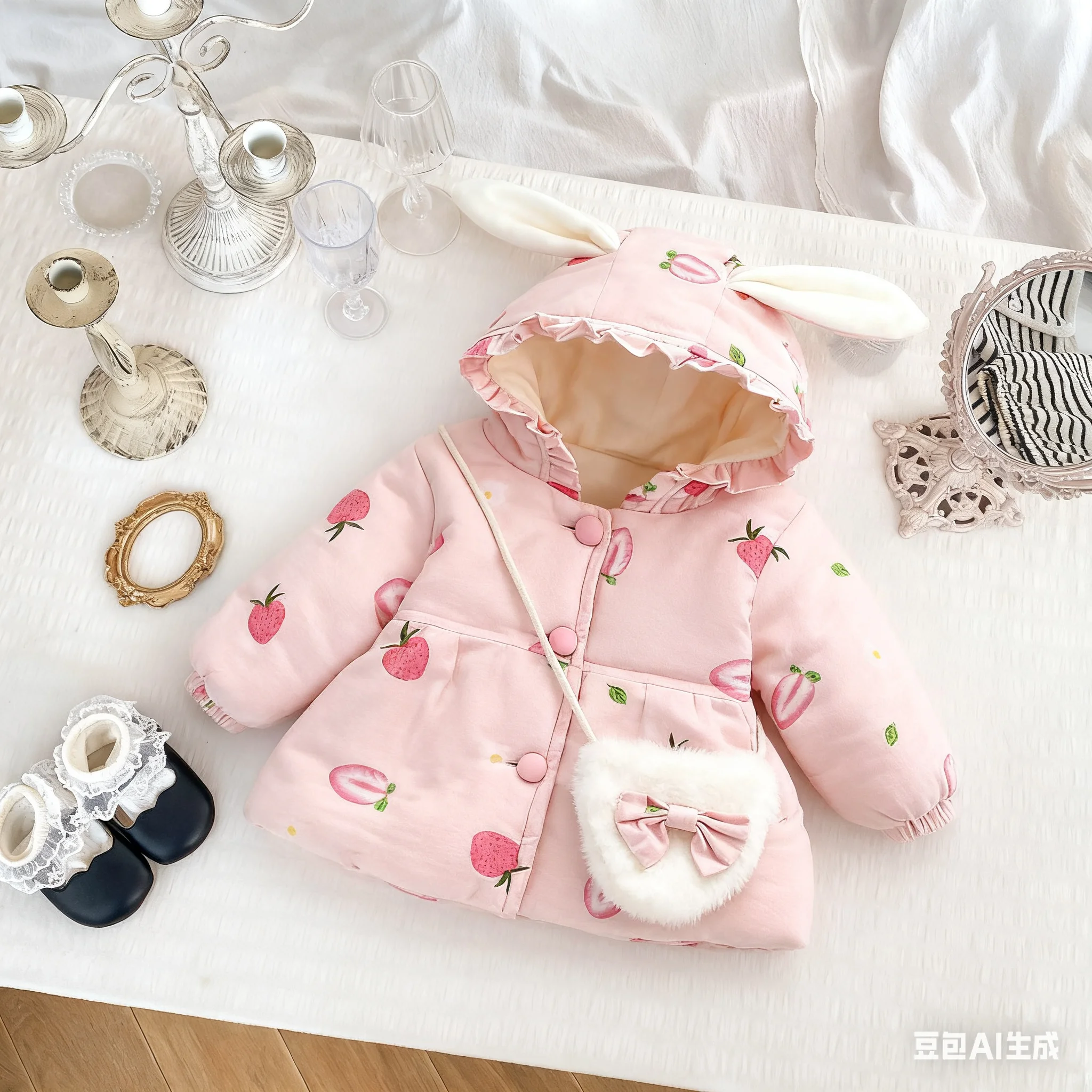 Baby Girl Coat Winter Coat Win - Winter Clothing Baby Girl 评论和价格