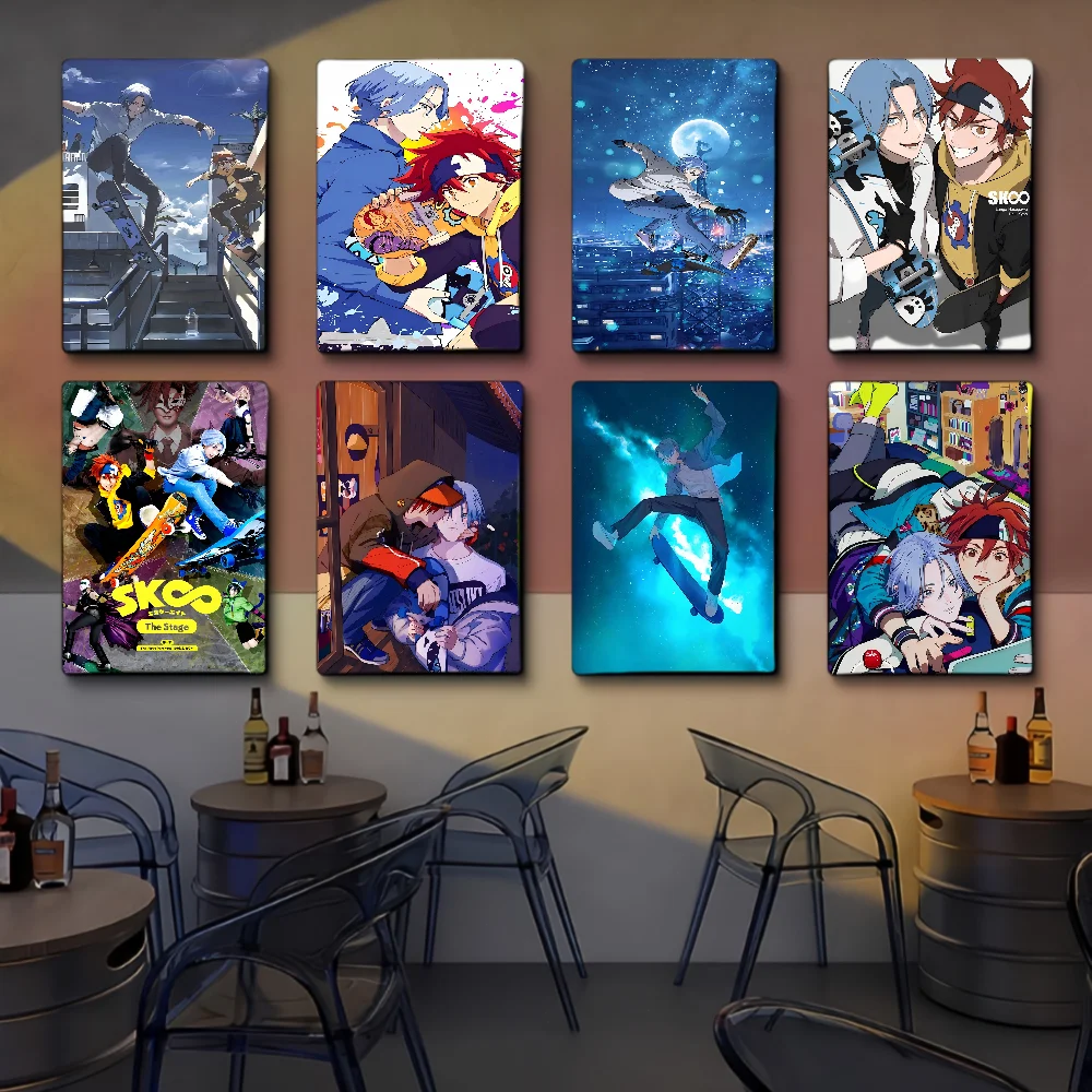 Anime SK8 The Infinity Classic Movie Posters Fancy Wall Sticker For Living Room Bar Decoration Room Wall Decor