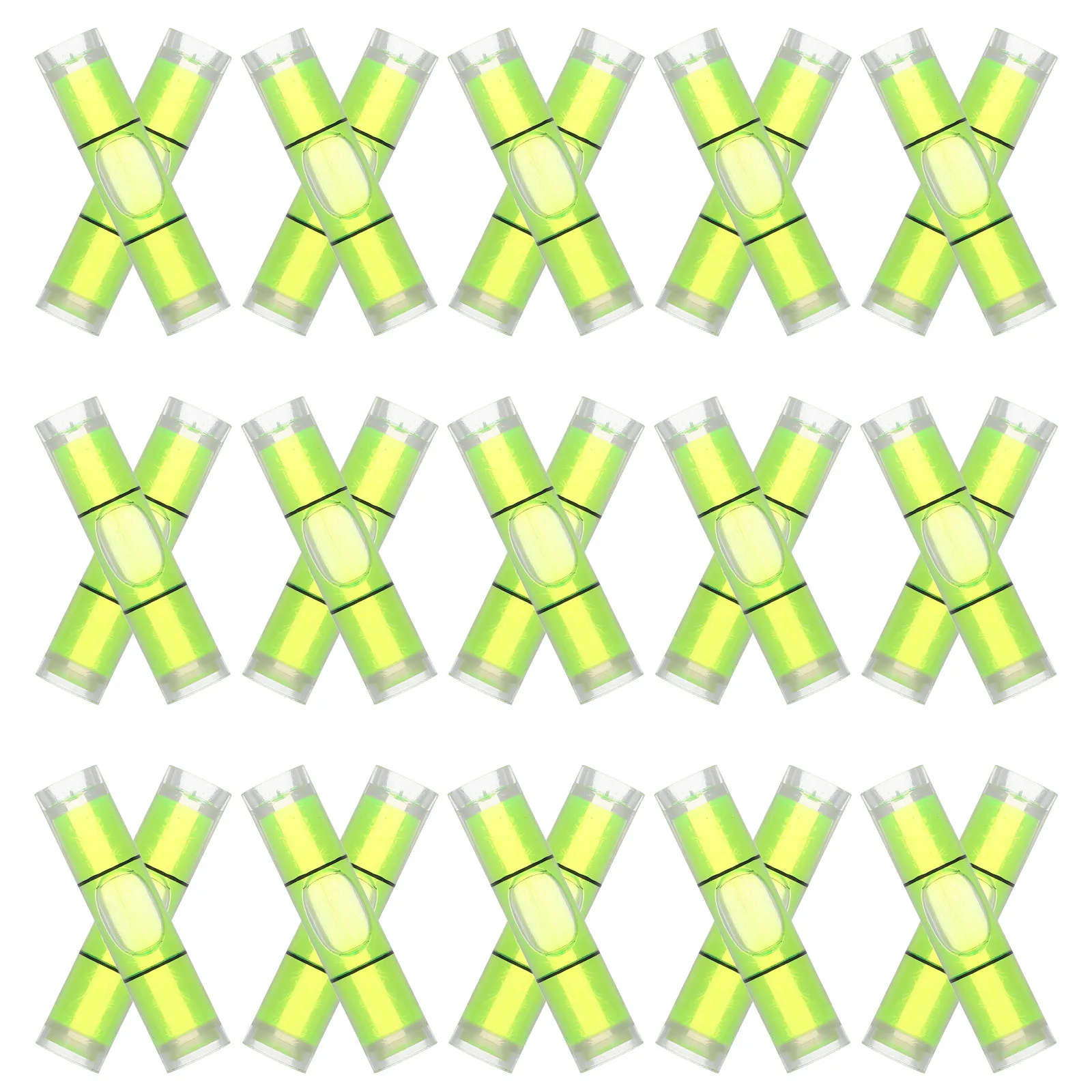 50 pezzi mini strumento piccoli livelli a bolla righello orizzontale ad alta precisione strumenti di misurazione immagine linea di corde di livello appeso