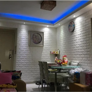 3D kendinden yapışkanlı PVC Duvar Kağıdı, Yatak Odası ve oturma Odası Dekoru, Arka Plan Duvarı, Banyo, 70 cm x 1 m, 2 m, 3 m, 5 m, 10 m net bir duvar için 8 önemli satış rolü-no. 3