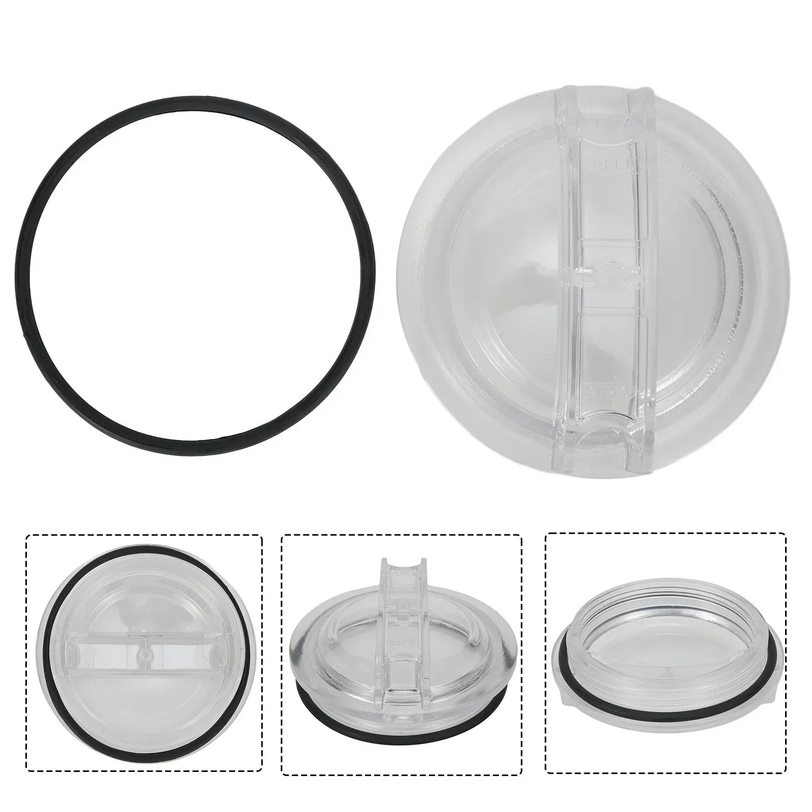 Threaded Cap O-ring Exquisite Highly Match Polycarbonate Pool Pump Lid Delicate Durable Garden Pools Pool Equipment