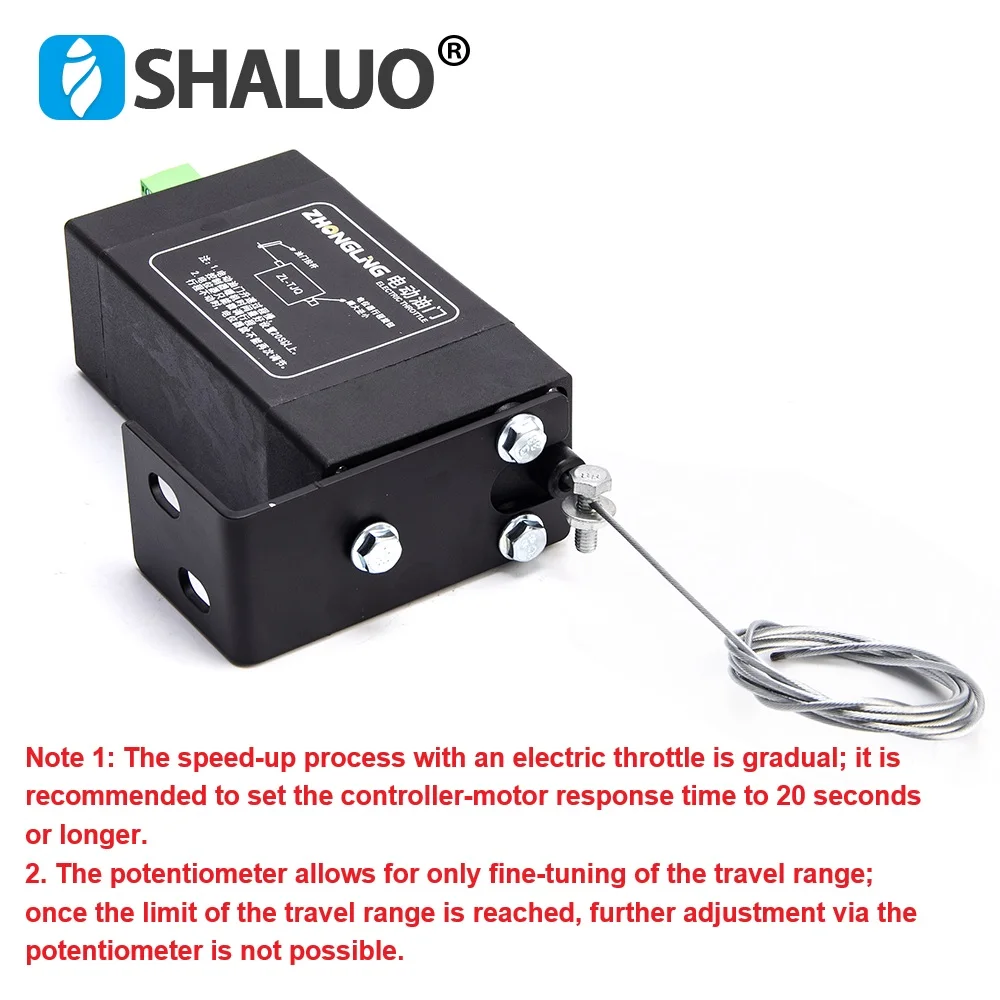 DC12V 24V Diesel Engine Electronic Throttle Generator Controller Flameout Shut-off Valve Switch Generator Parts Accelerator