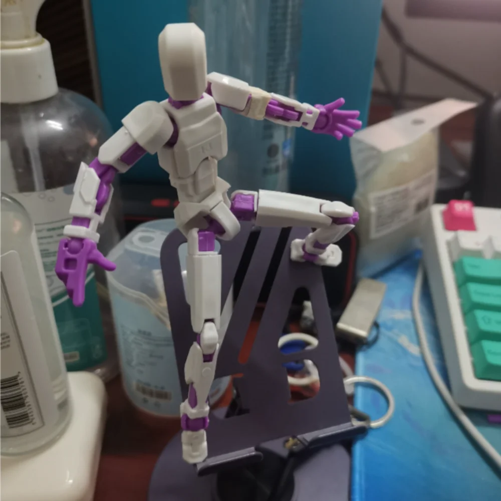 13-Inch Titan Action Figure T13 Multi-Jointed Movable Shapeshifting Robot Character Collectible Figure Collectible Toy Gift