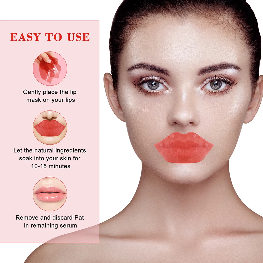 Moisturizng Skin Lip Care Mask Fade Lip Lines Improve Dry Repair Cracks Lip Patches Nourishing Brighten Colours Lip Masks