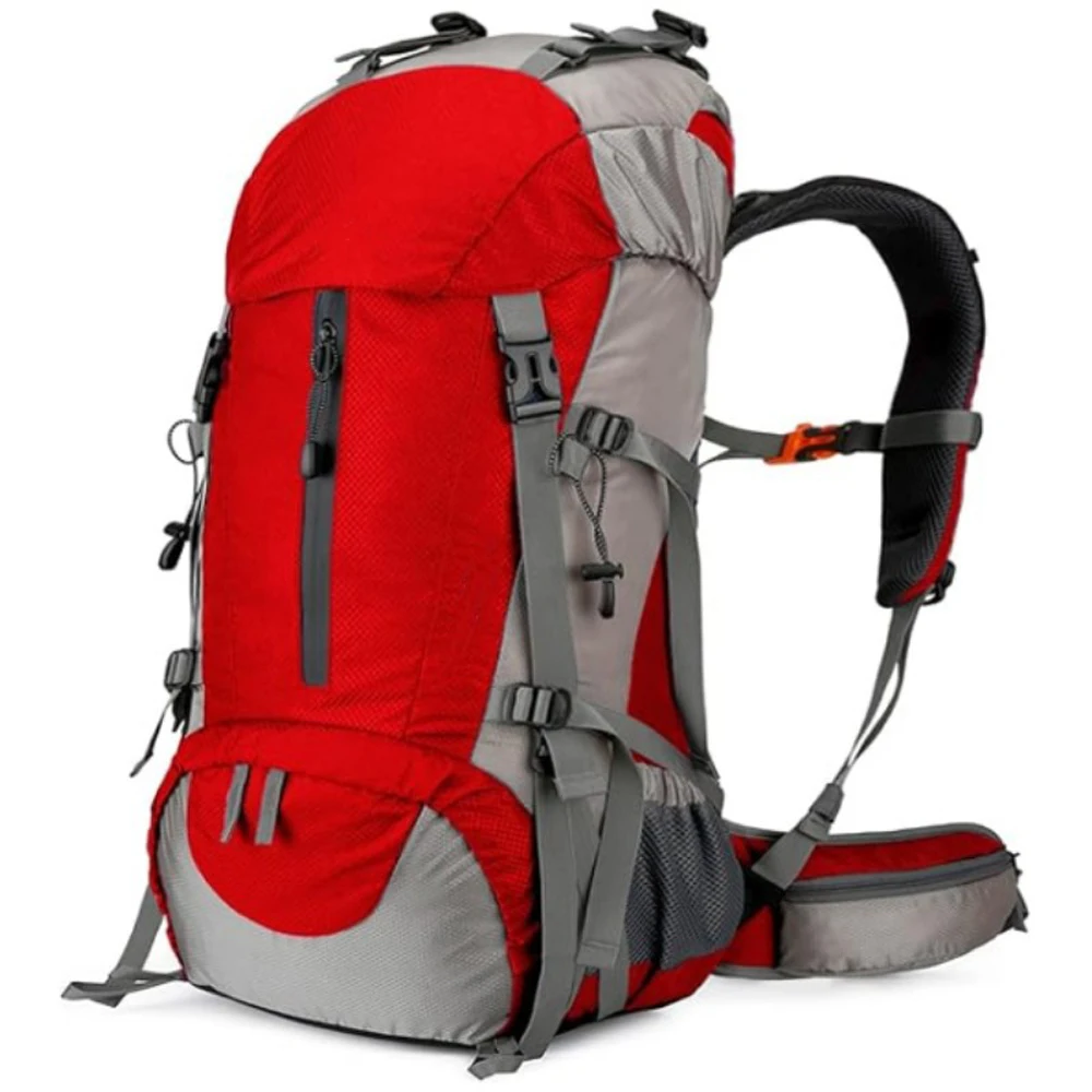 Tactical 50L Waterproof Hiking Backpack Tear Resistant Breathable Large Capacity Camping Backpack