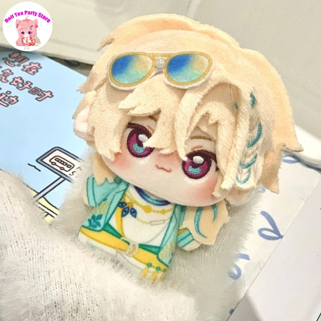 Aventurine Anime Peripheral Honkai：Star Rail Cartoon Printing Nunu Body Plushie Stuffed Toys Plush Doll Pendants Gift 10cm