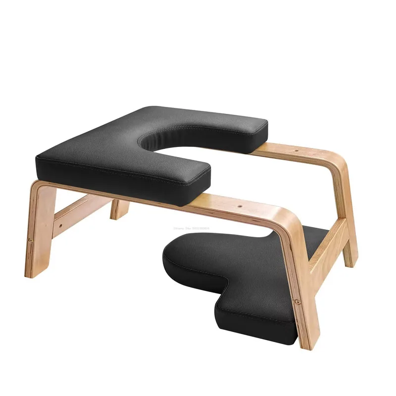 

Multifunctional Yoga Inverted Stool, Wooden, Professional Core Strength Auxiliary Chair, Home Fitness Artifact