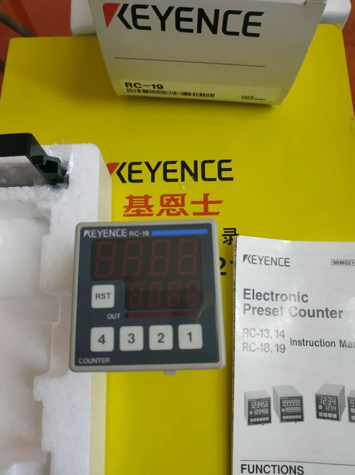 October KEYENCE Counter RC-16 RC-18 RC-19 Original Genuine