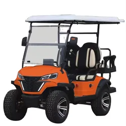 2024 New Lifted 48V Electric Golf Carts 2 Person Seats off Road Golf Scooter 4 Wheel Lithium 4Seat Solar Golf Cart