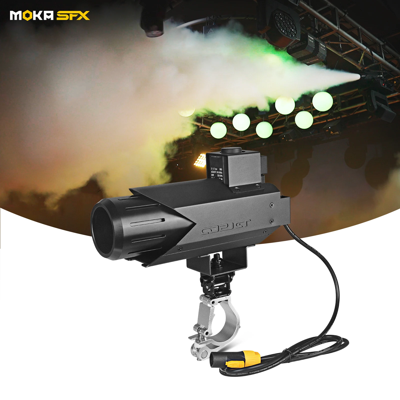 

MOKA CO2 Jet Machine Hanging Powerful Output Co2 Cannon Power Control with Hook for DJ Stage FX