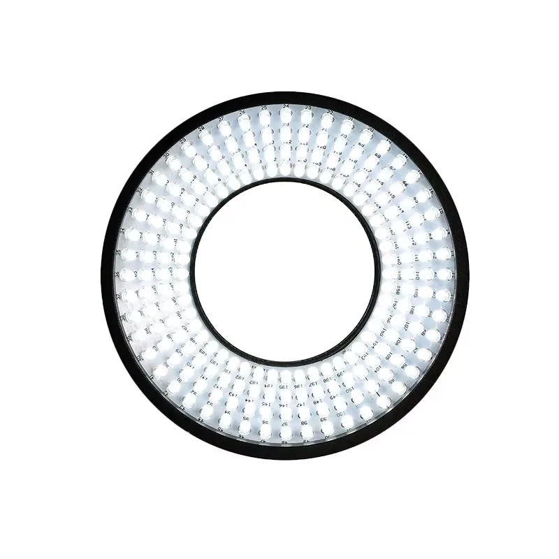 Industriekamera Produkt Visuelle Inspektion Maschine Vision Ringlicht LED Runde visuelle Lichtquelle mit DC-Stromversorgung
