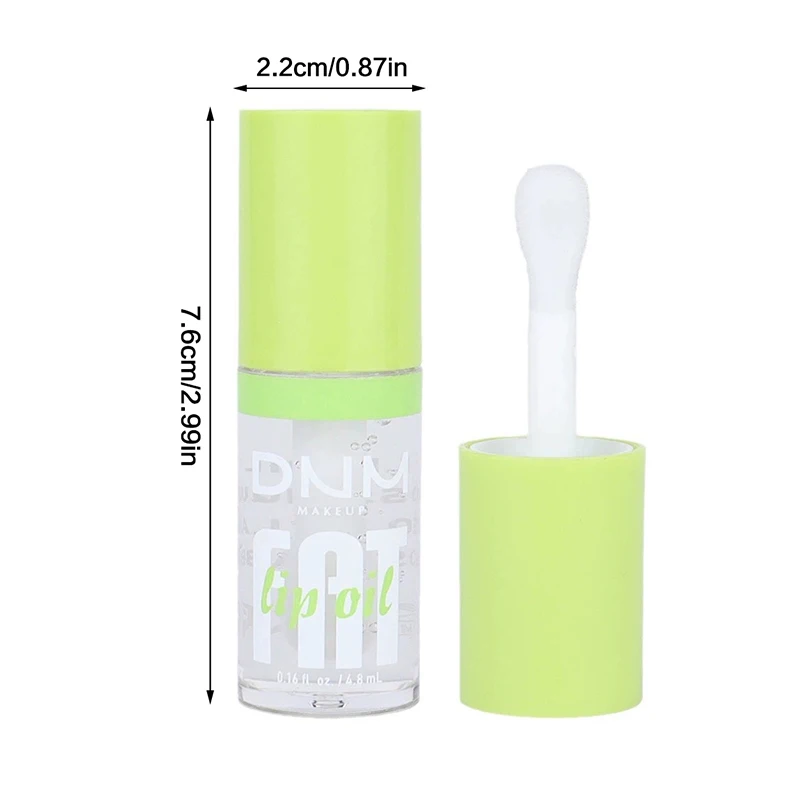 1Pc Lip Gloss Waterproof Long-term Moisturizing Non-stick Cup Non-fading Liquid Green Packaging Lip Gloss Cosmetics