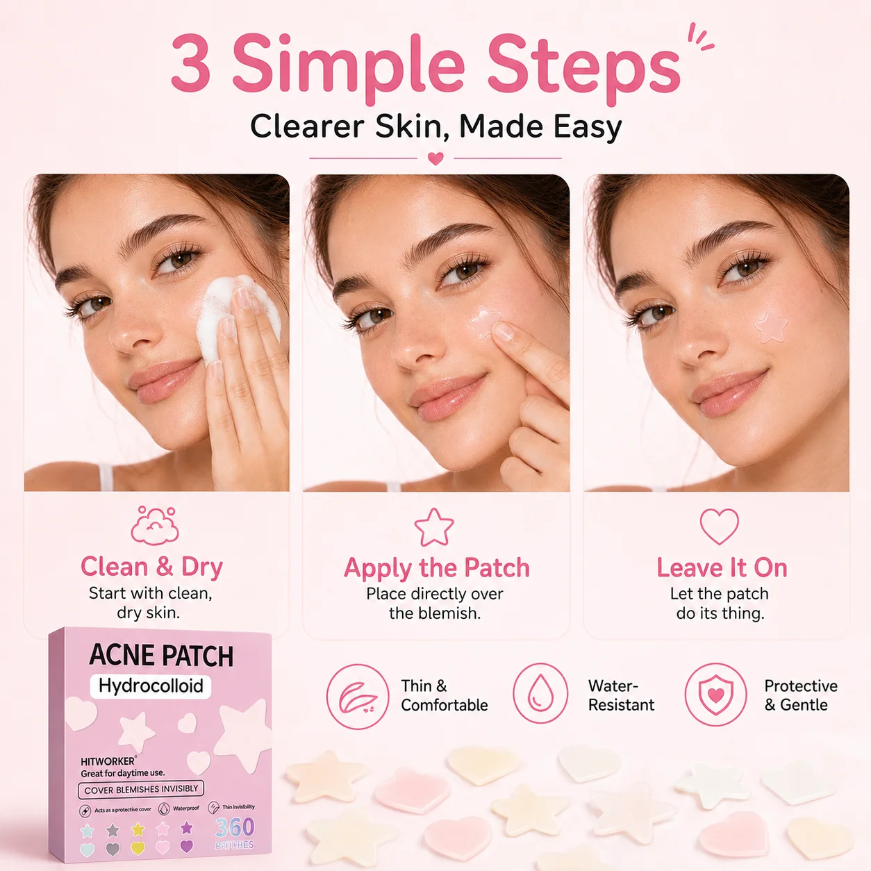 360 Parches Hidrocoloides para - Skincare Oil Control reseña y precio