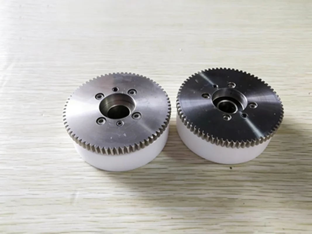 1pc NEW Wire EDM Machine S414/S415 White Ceramic Tension Roller Stainless Steel Gear Set For CNC Sodick Machine Series Part