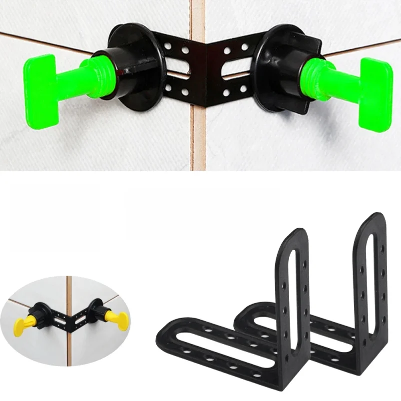 150Pcs Tile Leveling System Clips Male Angle for Floor Wall Tile Leveler Spacers Locater Adjuster Laying Construction Tool