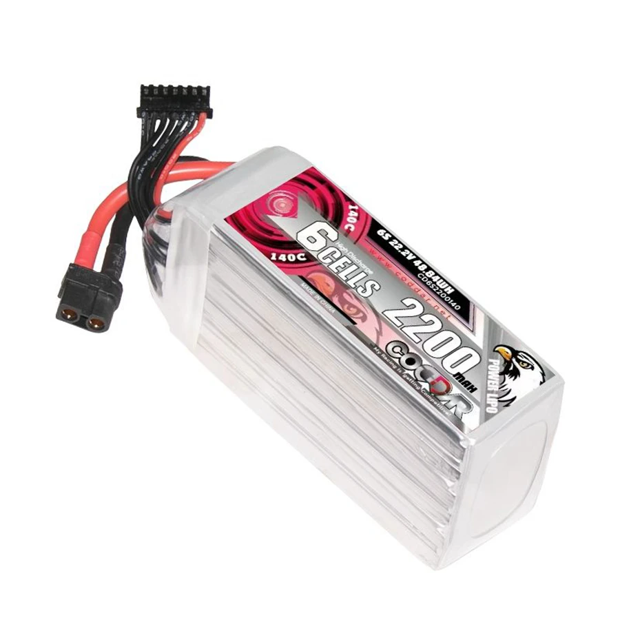 CD2S-6S2200140 2200MAH 2S 3S 4S 6S 140C RC Model Rechargeable Lithium Battery Pack