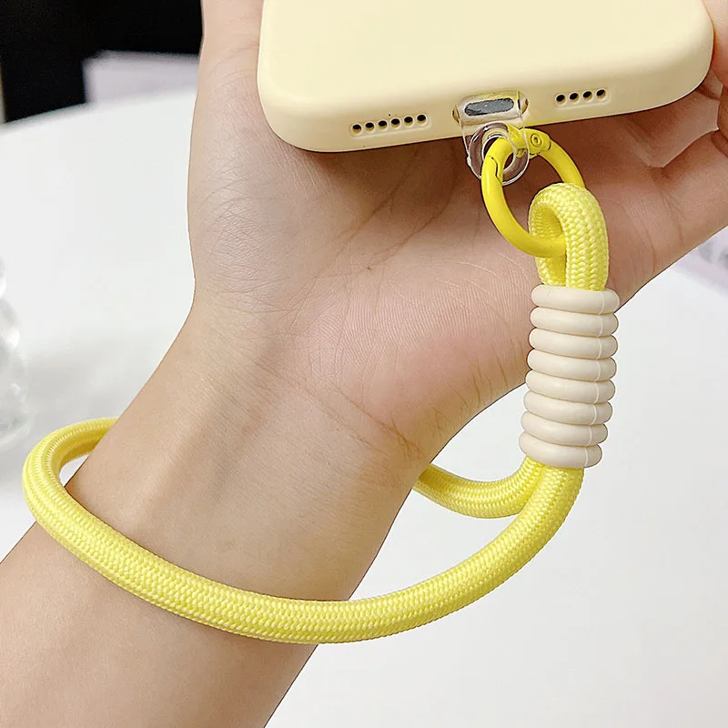 Mobile Phone Lanyard Strap Hanging Chain Ring Cord With Patch Wrist Strap For Cell Phone Case Rope Keychain