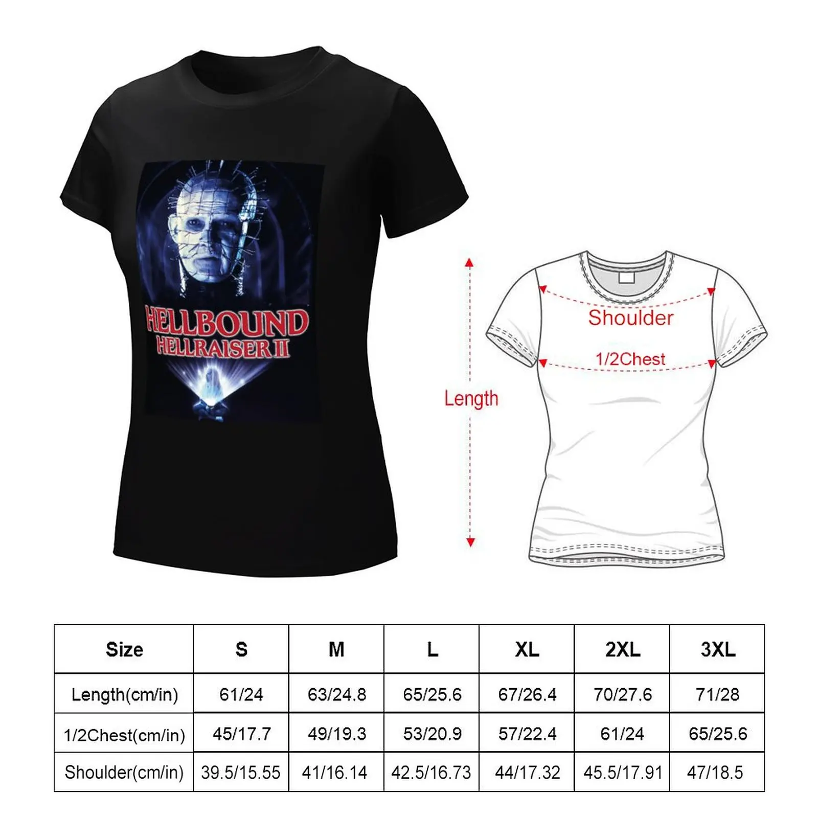 hellraiser tv show T-Shirt tees Short sleeve tee anime clothes t-shirts for Women pack