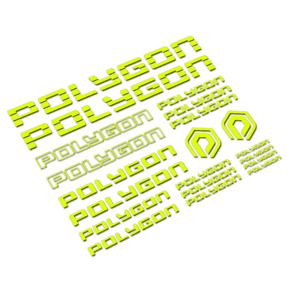 For Polygon Bike Frame Decal Bicycle Outdoor Cycling Sport Sticker