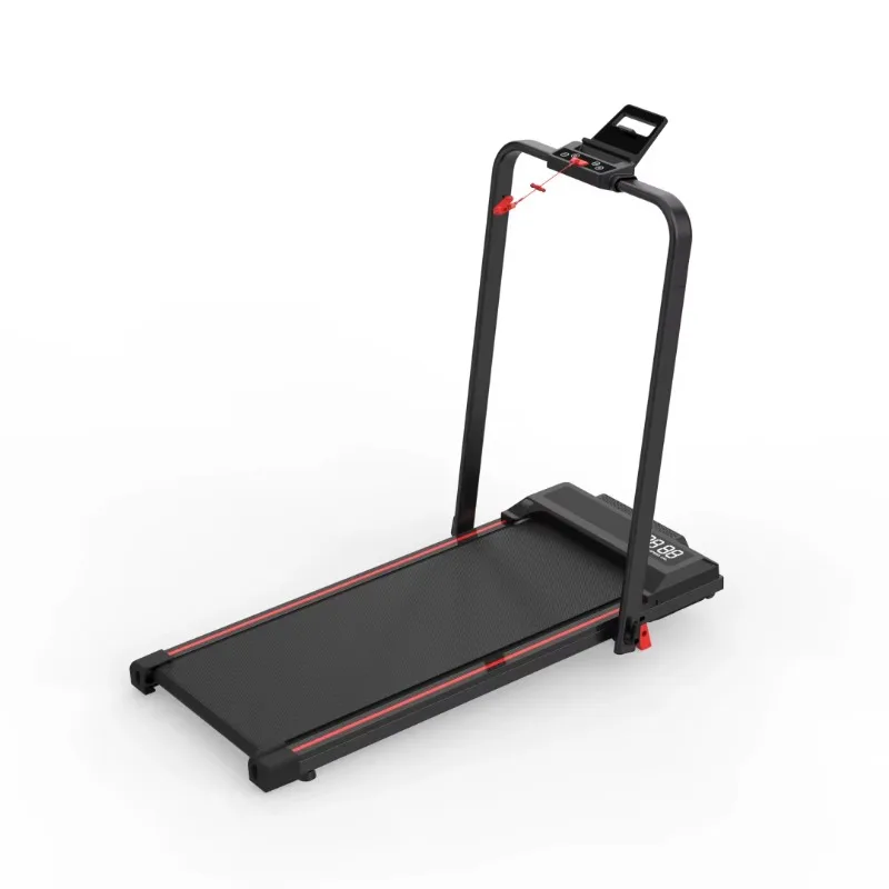 Portable Space Saving Treadmill LED Display Screen Running Machine, Mobile Phone Stand, Running Machine
