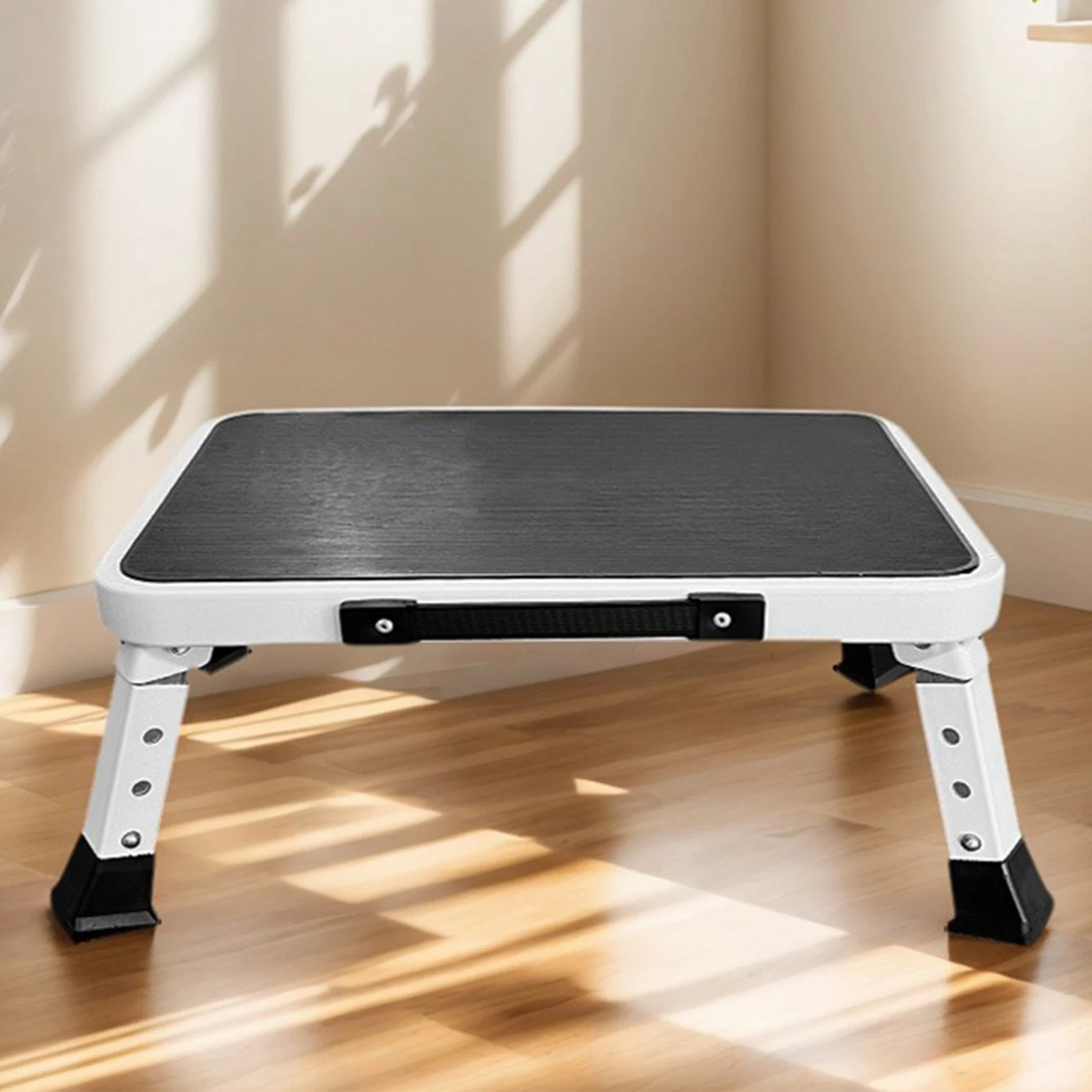 

1 Step Folding Heavy Duty Stepladder with Wide Pedal Anti-Slip Step Stool Collapsible Folding Step Stool for Household Office