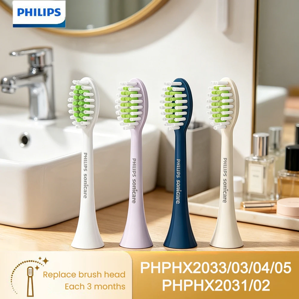 Philips Original Sonicare C1 Proresults Hx2033 Brush Head Replacements for Philips Hx24Xx Electric Toothbrushes Soft Bristles