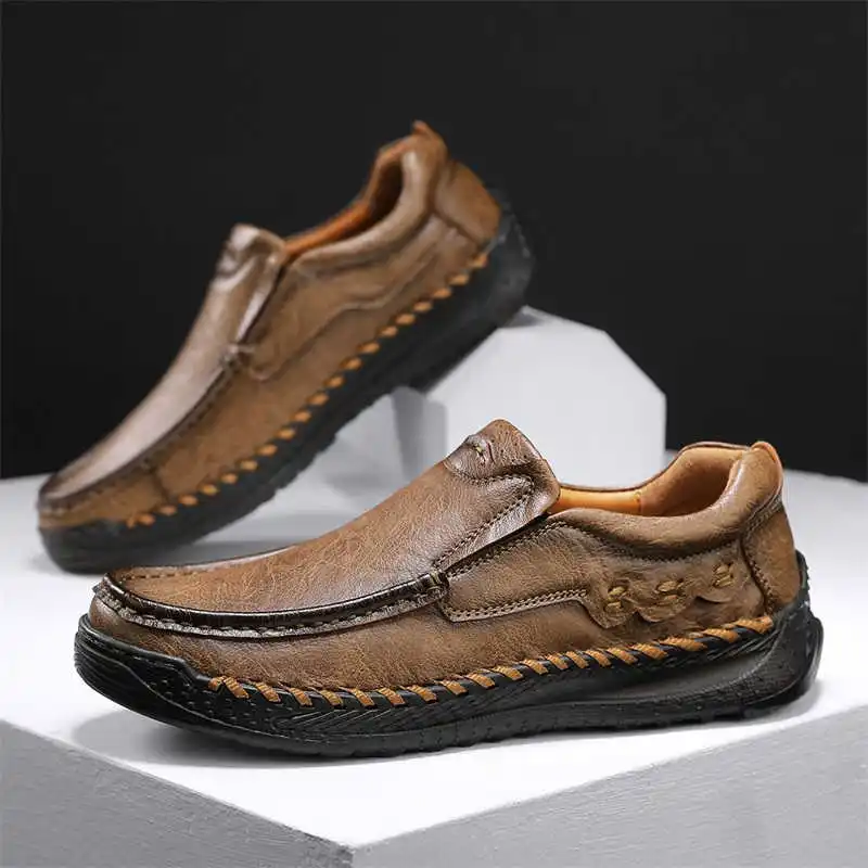 

Perforated With Ties Man Hiking Sneakers Husband -colored Shoes Sneakers Spring Sport Health Retro Cheap Runing Promo