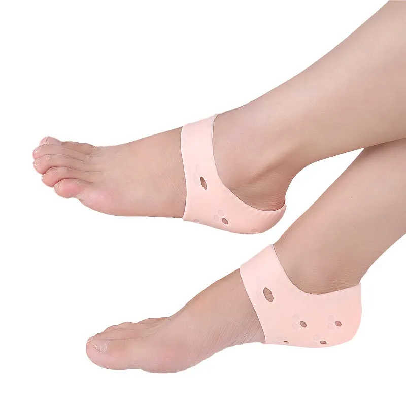 10pieces=5pairs Foot Care Tools Heel Cover Gel Silicone Protector Plantar Fasciitis Pain Relief Orthopedic Pads Bunion Corrector