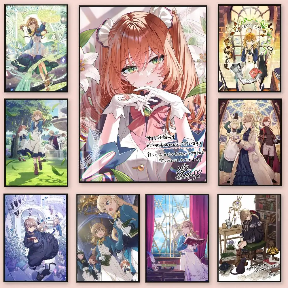 Subtle Spellbinding Anime S-Secrets Of The Silent Witch Poster Series HD Wall Living Room Home Decor Gift