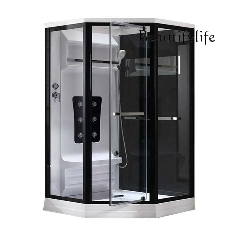 

Overall shower room luxury diamond-shaped integrated bathroom sauna steam diamond-shaped fashion