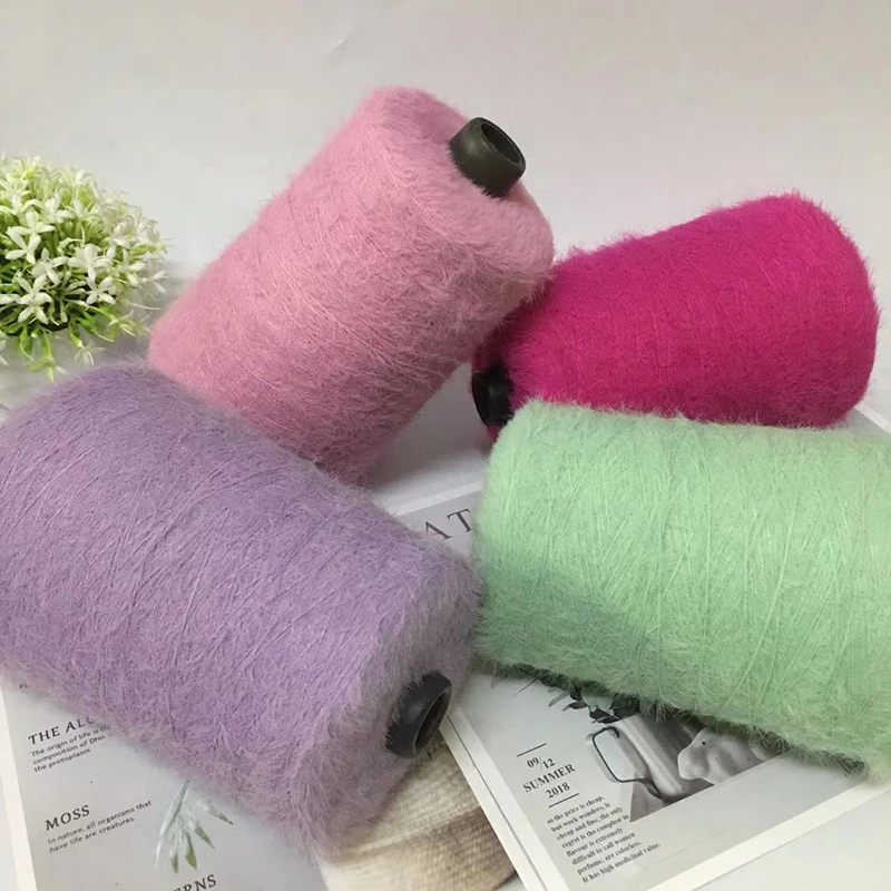 Price 500 Grams Of Fall And Winter Yarn Skin-Friendly Non-Flaking Imitation Mink Wool Imitation Fur Yarn Hand-Knitted Mink Scarf