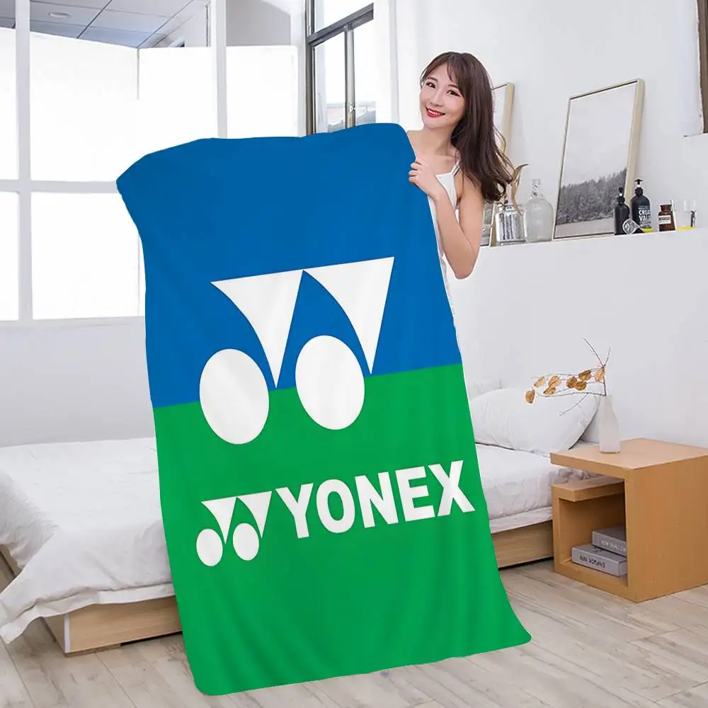 Fashion Badminton Y-YonexS Anime Beach Swimming Towel Soft Absorbent Washcloth Children's Gifts for Kids Travel Camping Gym