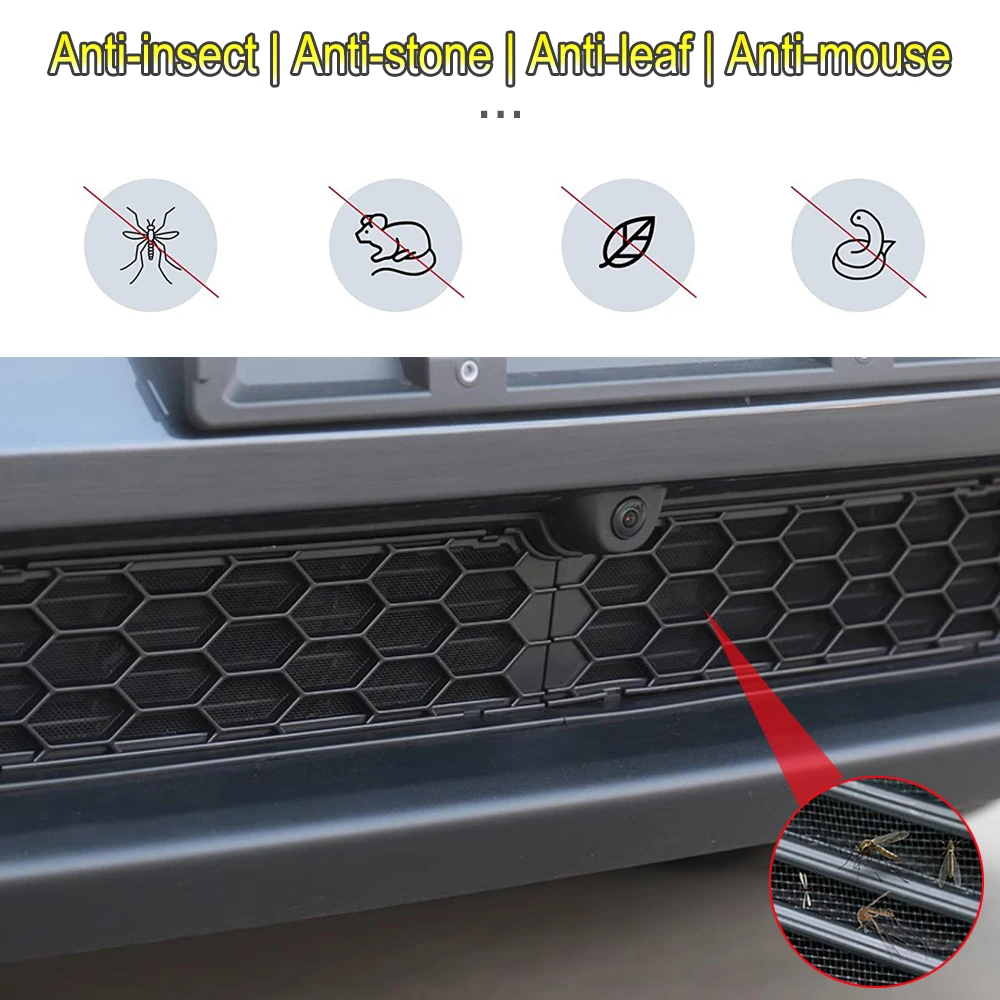 Car Lower Bumper Anti Insect Net for Tesla Model Y Juniper Model 3 2025 Front Grille Mesh Cover Air Inlet Vent Panel Accessories